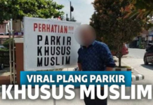 Viral! Parkir Khusus Muslim Muncul Di Sumut